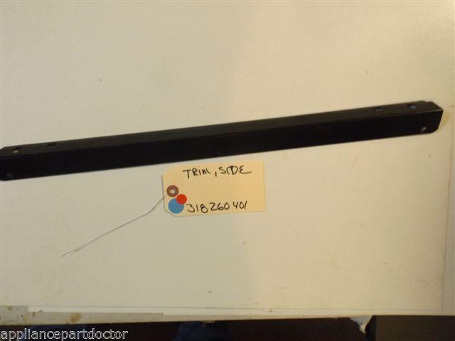 KENMORE ELITE STOVE 318260401 Trim, side used used KENMORE ELITE STOVE 318260401 Trim, side used used